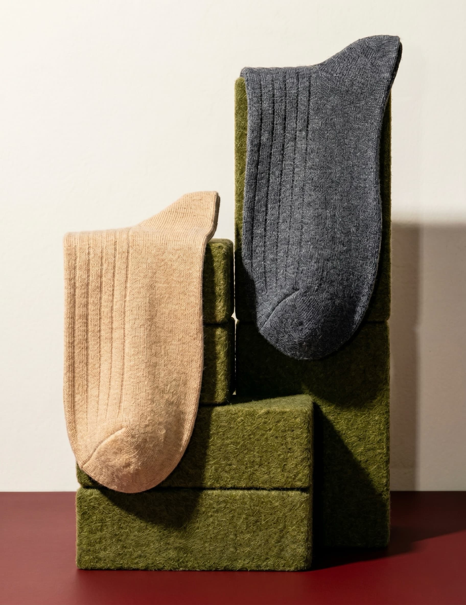 Classic Ribbed Mid-Calf Socks — 4