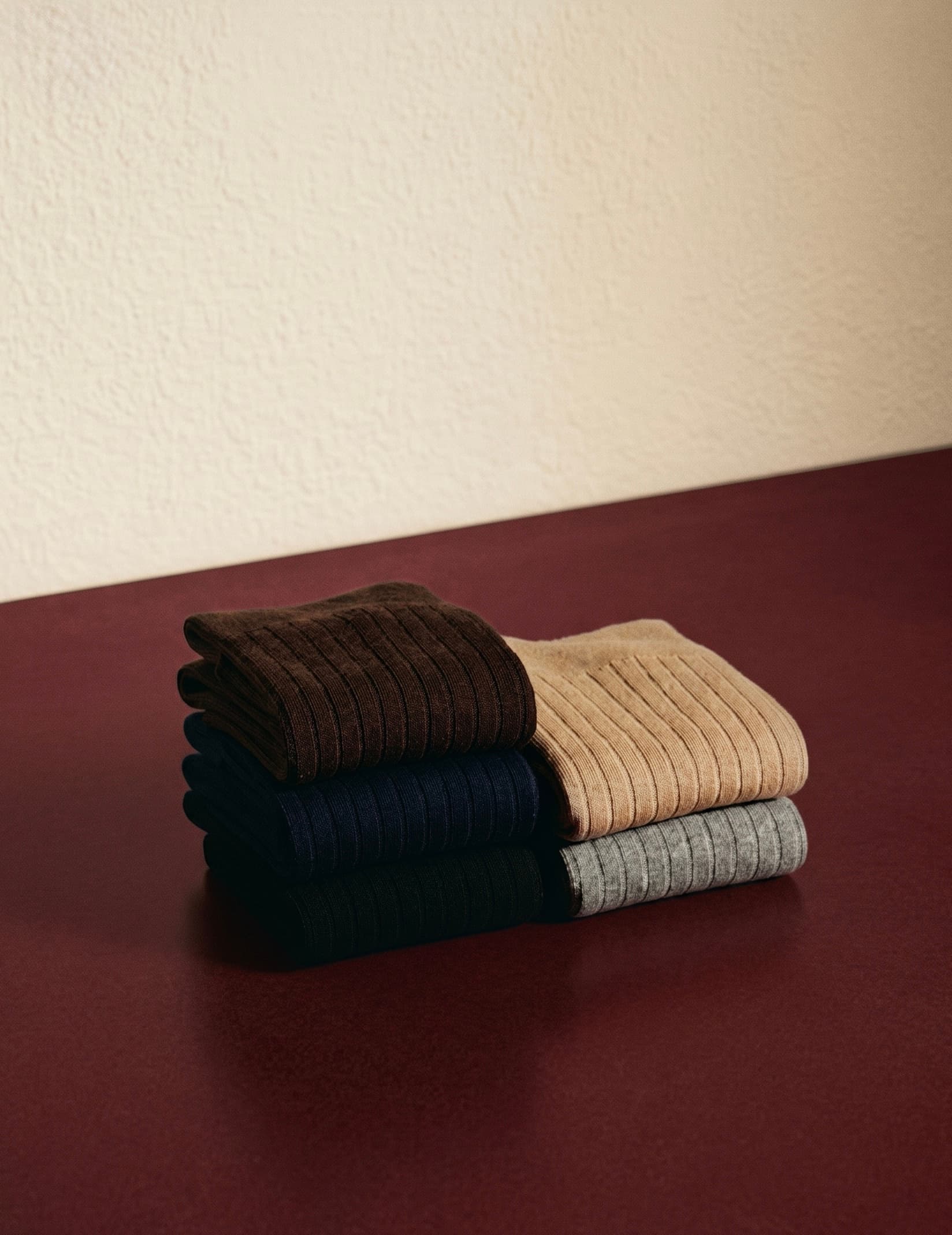 Classic Ribbed Mid-Calf Socks — 6